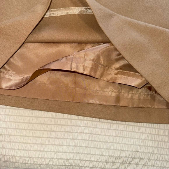 Vintage Pendleton Tan Wool Midi Skirt 2/4 - Picture 5 of 8